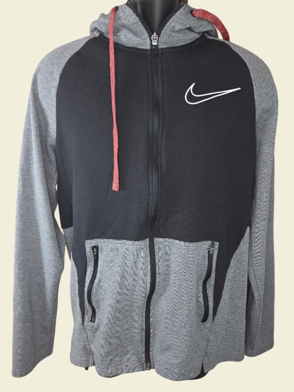 Nike Mens Therma-Fit Full-Zip Hooded Jacket Medium